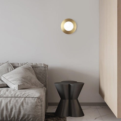 Brilliant Dawn moderne glazen wandlamp HL3353