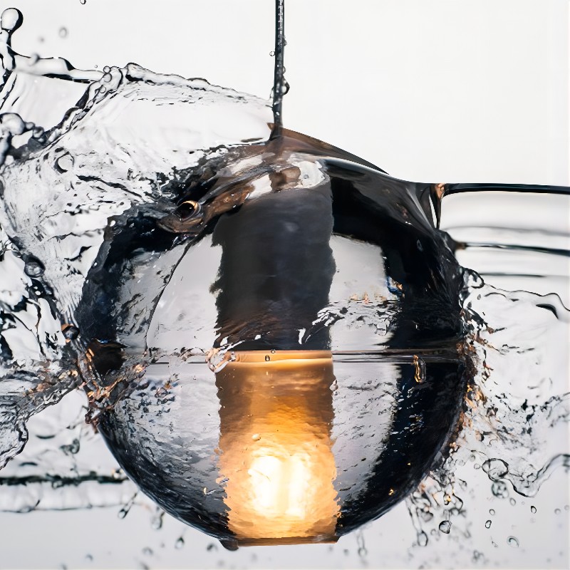 14.1M Glazen Bol Design Hanglamp
