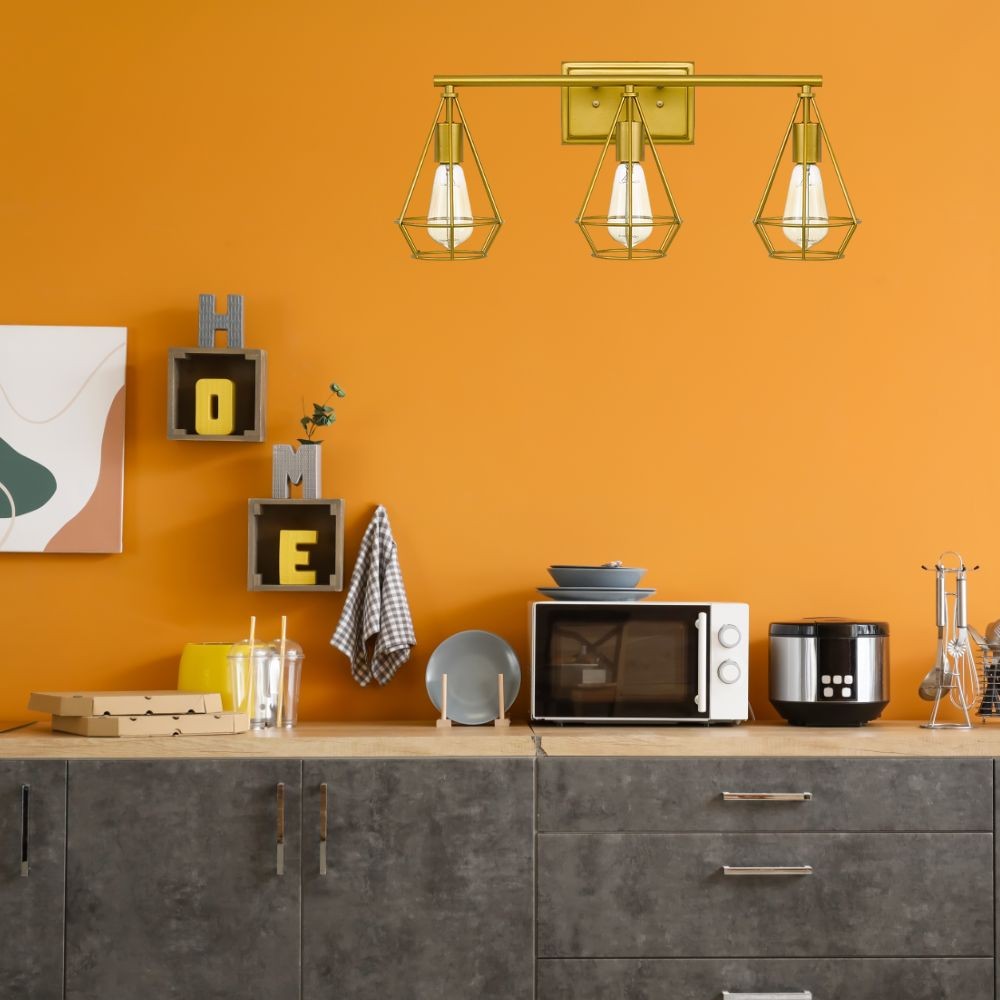 Vintage Industrieel Ontwerp Gouden Wandlamp HL243