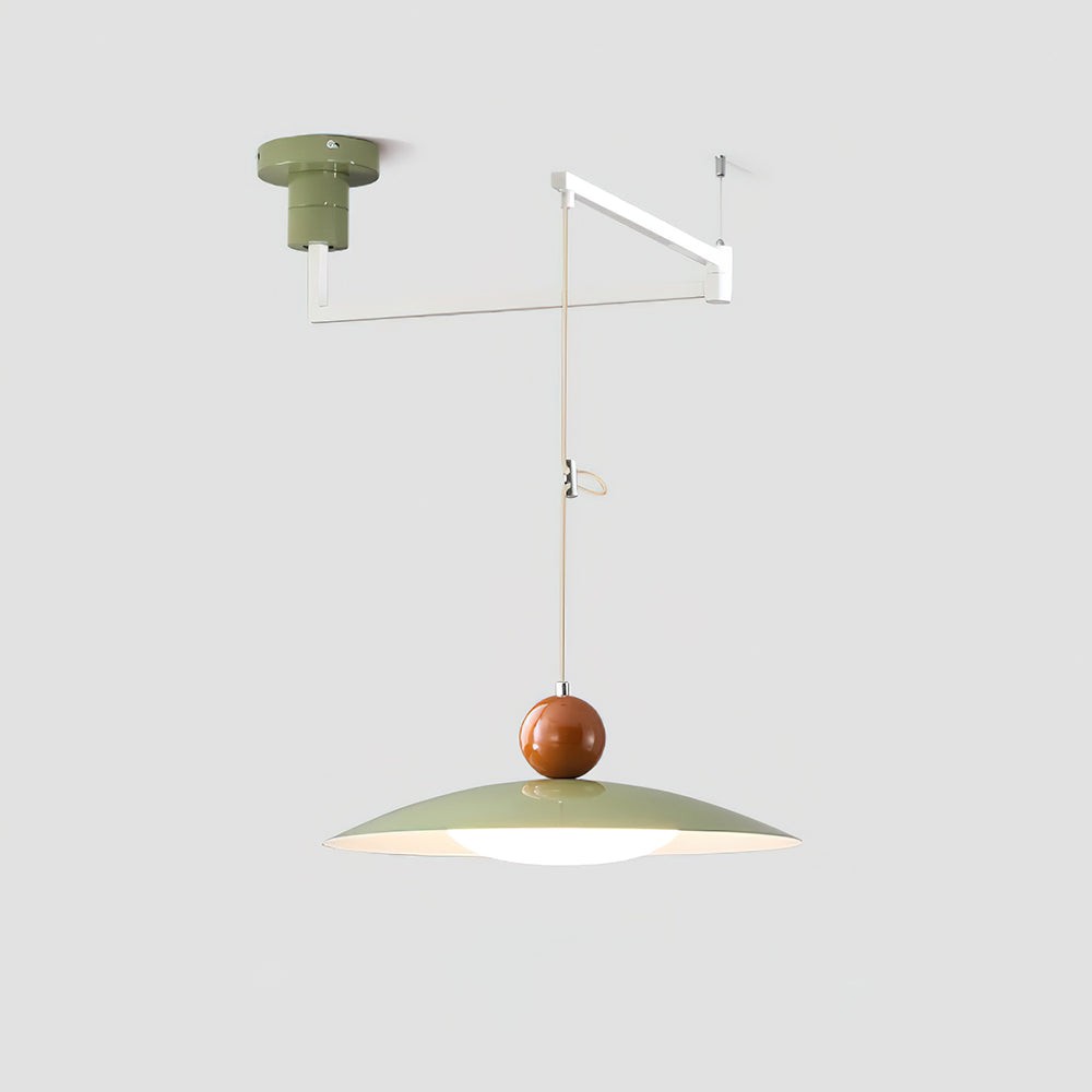 Nordic Flying Saucer Swing Arm Beweegbare Hanglamp HL789