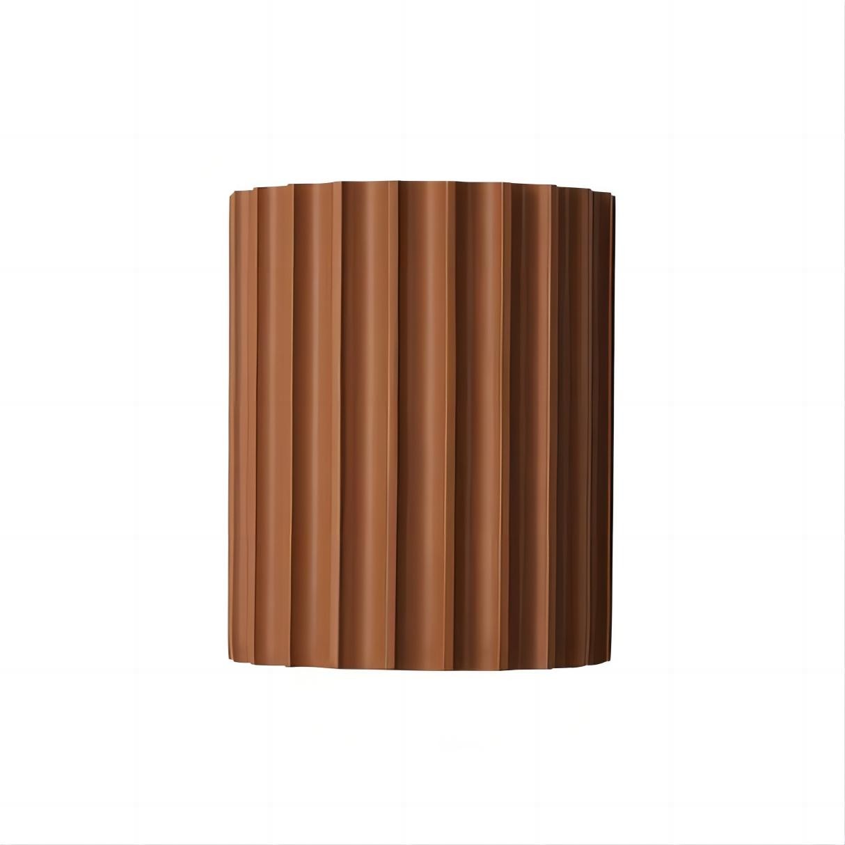 Moderne geribbelde hars gecanneleerde wandlamp HL185