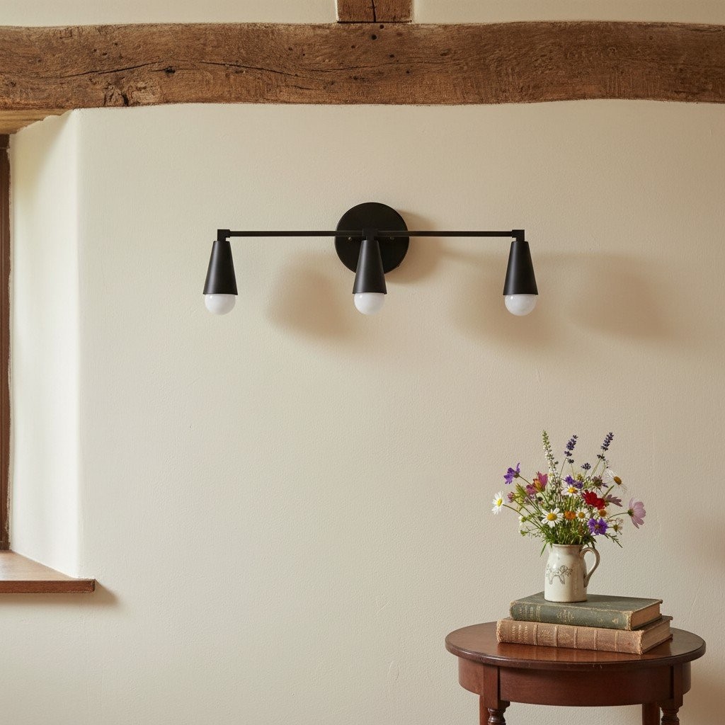 Pyralis Cone 3-lichts wastafellamp - moderne wandlamp HL1663