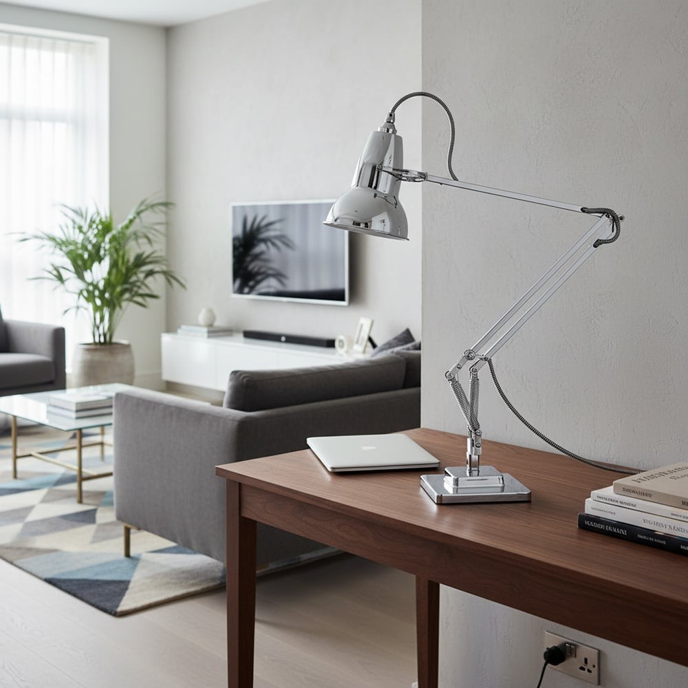 Modryx tafellamp met veerarm van metaal - Vintage verstelbare bureaulamp voor studiekamer HL1820