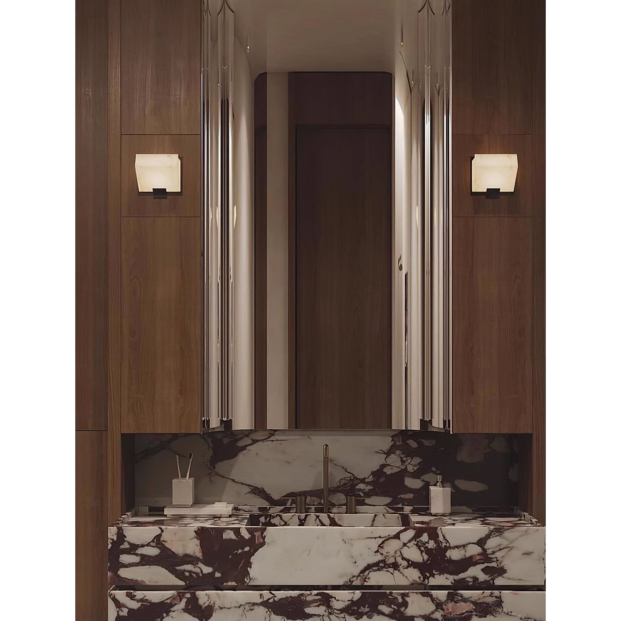 Albasten wandlamp voor trappenhuis HL3201