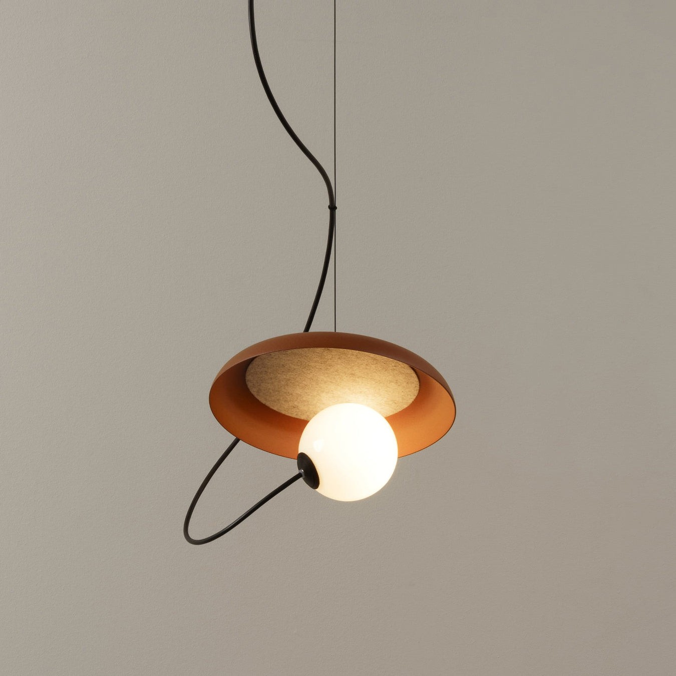 Akoestische schijf hanglamp HL3001