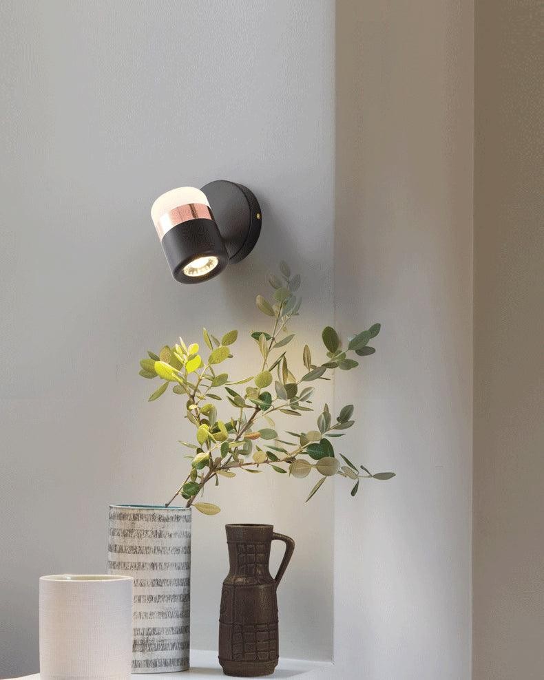 Verstelbare glazen wandlamp HL2931