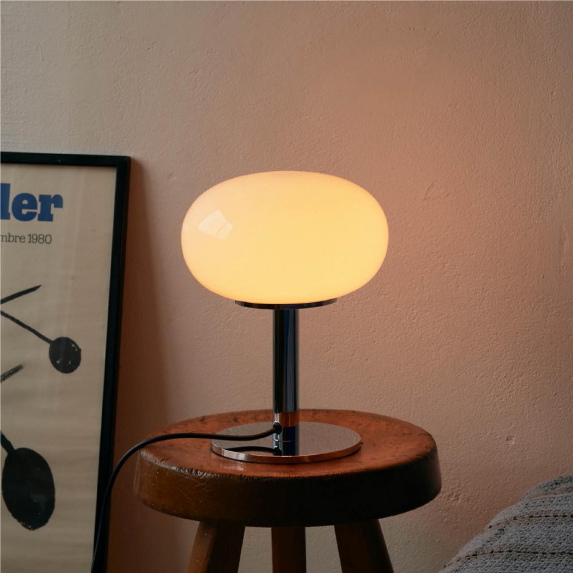 Lollipop Minimalistische Bauhaus Glazen Tafellamp HL81