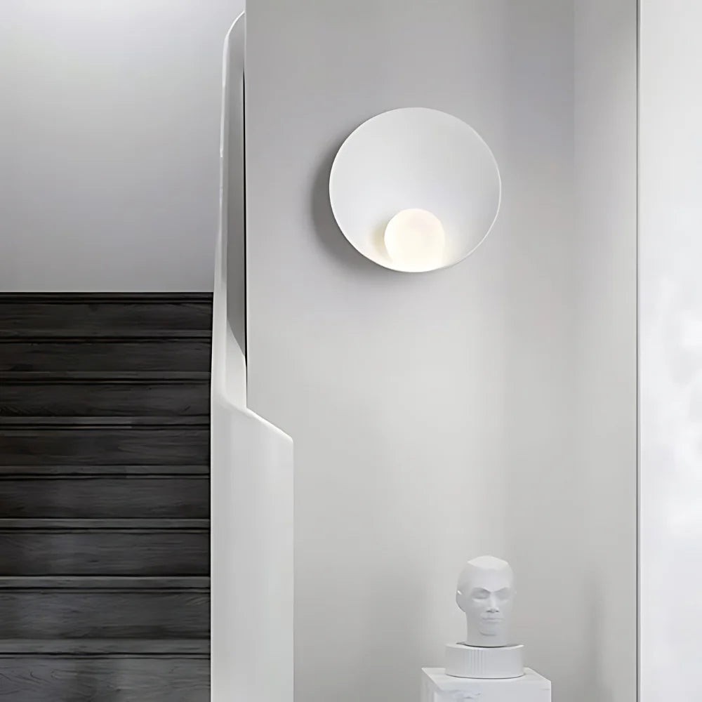 Serenity Moderne Hars Japandi Metalen Wandlamp HL3346