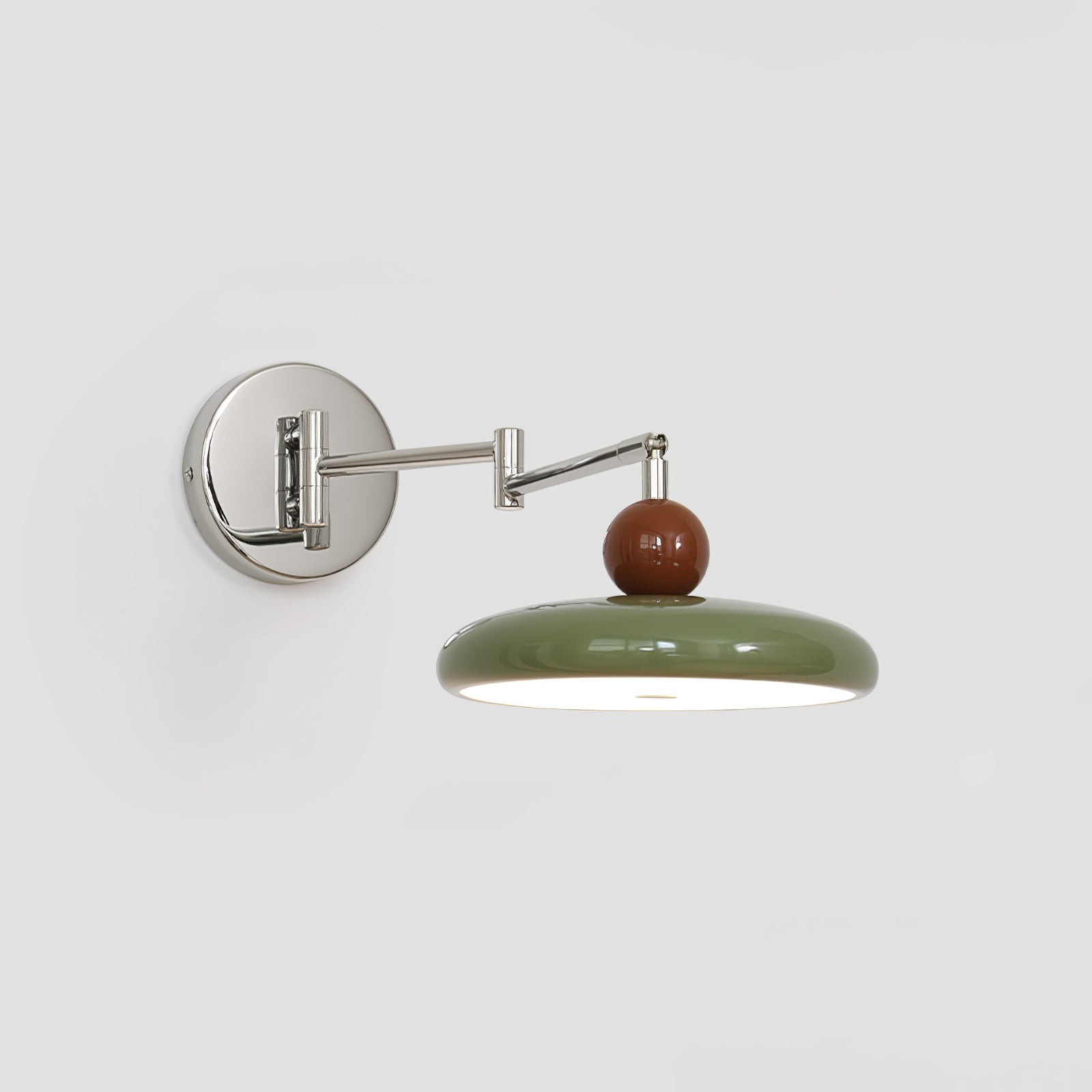 Creatieve crèmekleurige stijl draaibare wandlamp met zwenkarm HL609
