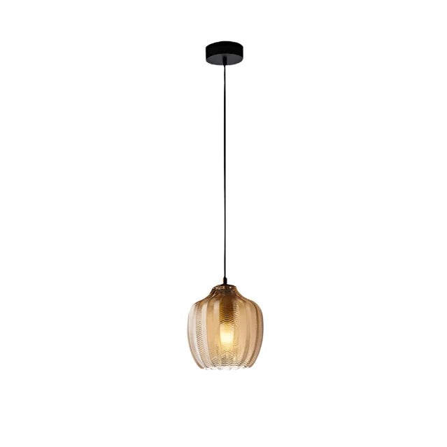 Hanglamp in golvend glas in Scandinavische stijl HL1242