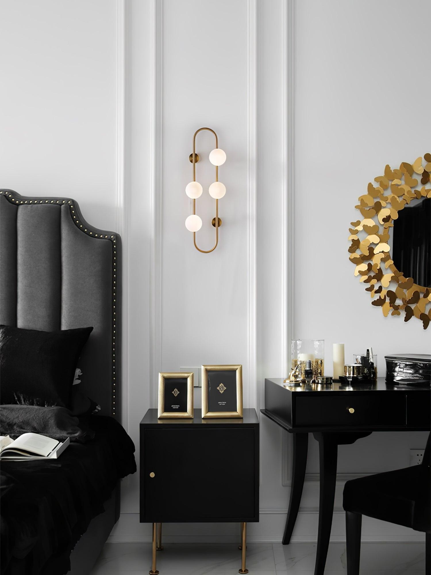 Nordic Modern Geometrische Glazen Bol Wandlamp HL400