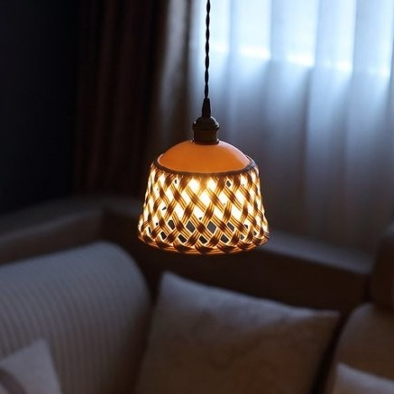 Moderne Witte Keramische Hanglamp voor de Woonkamer HL45