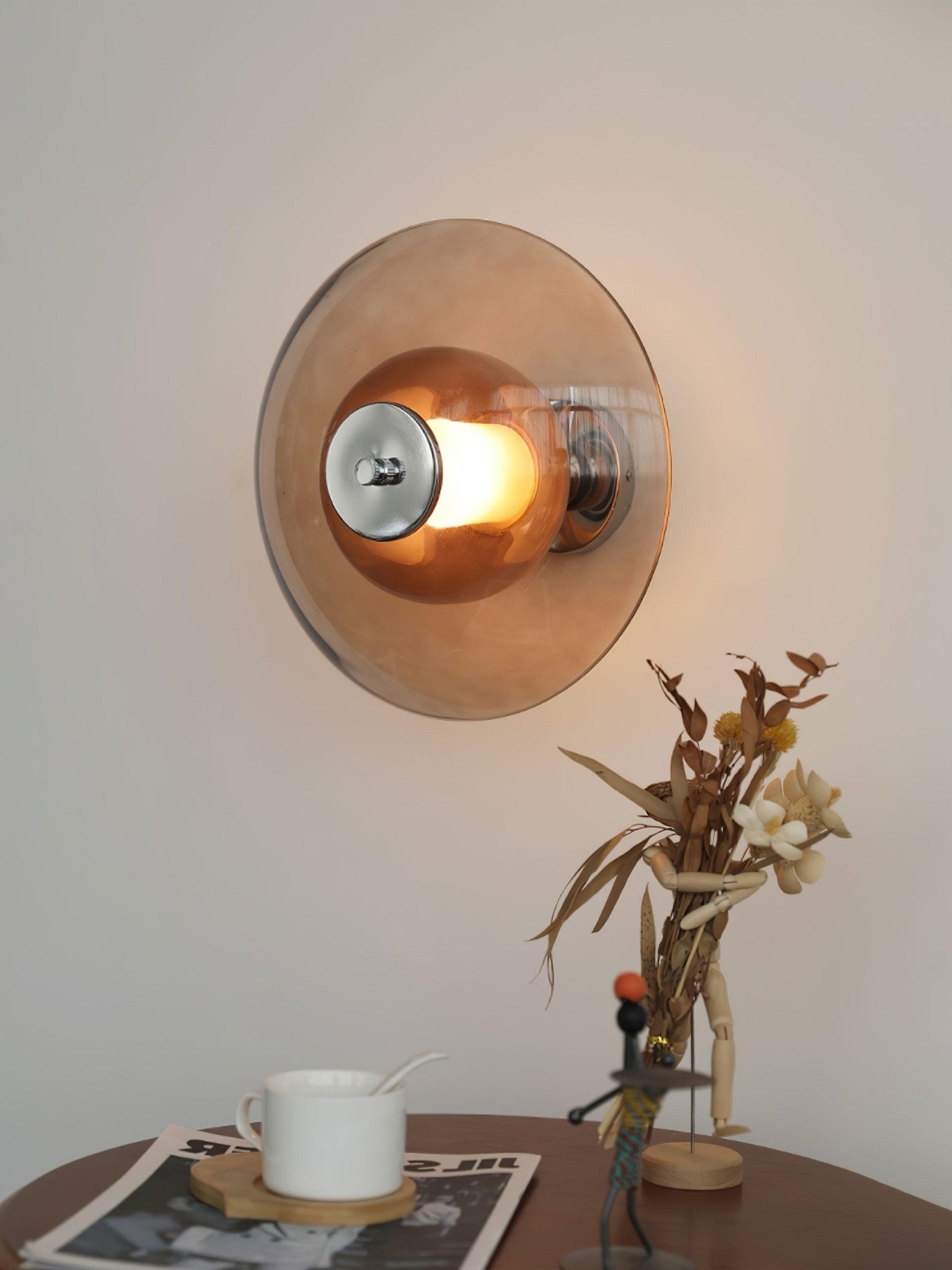 Vliegende Schotel Plug-in Wandlamp HL425