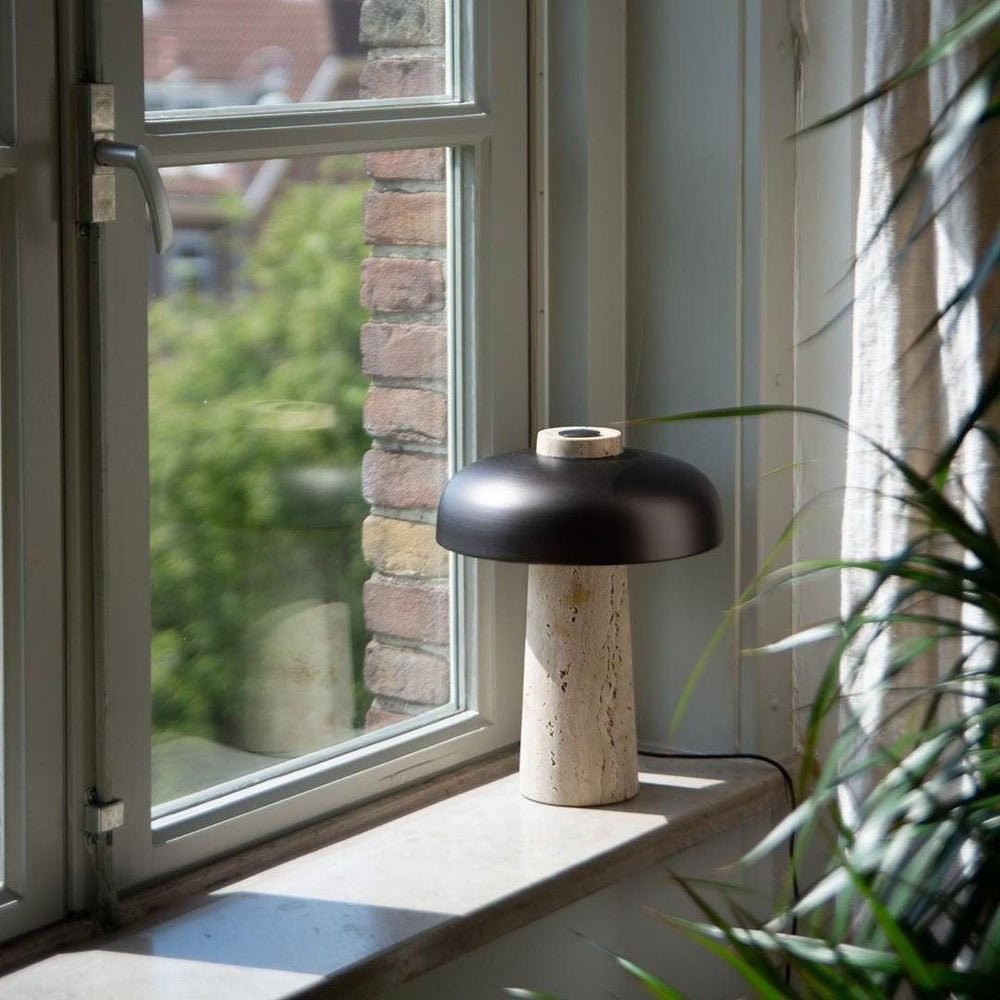 Metalen Paddestoel Natuurlijke Textuur Tafellamp HL900