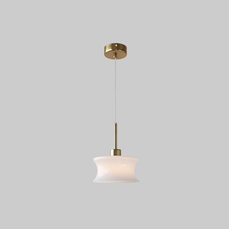 Franse Vintage Glazen Raam Hanglamp HL352