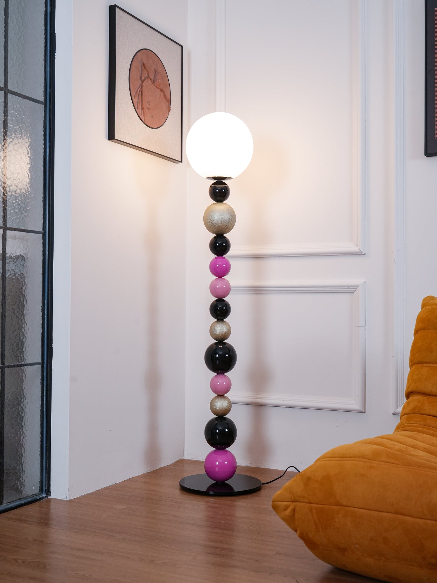 Moderne kalebasbal vloerlamp HL722