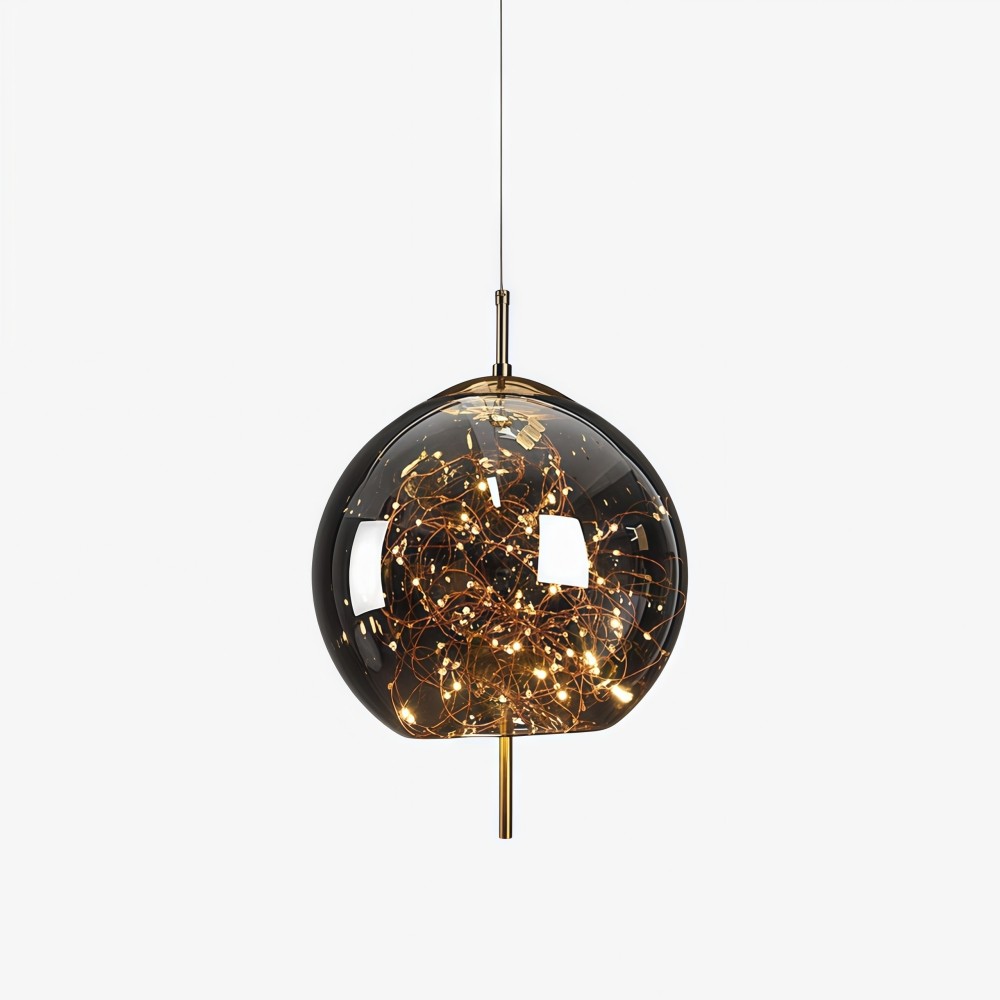 Scandinavische cilindervormige ovale glazen hanglamp HL479