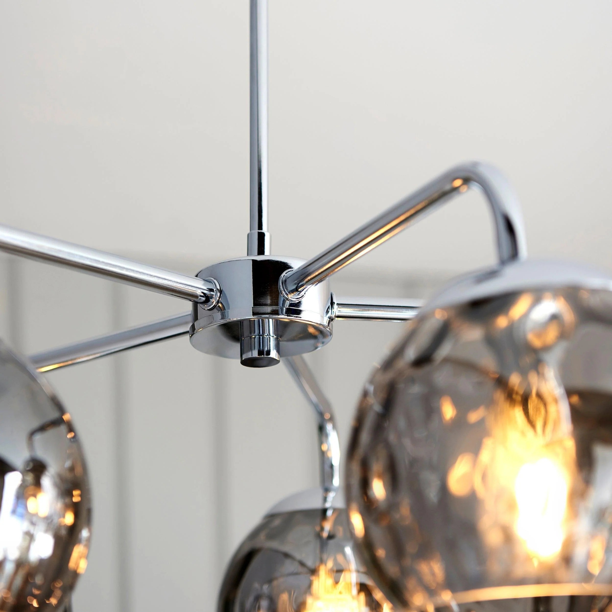 Tracian Glass Mid-Century Modern Globe Hanglamp voor de Eetkamer HL2041