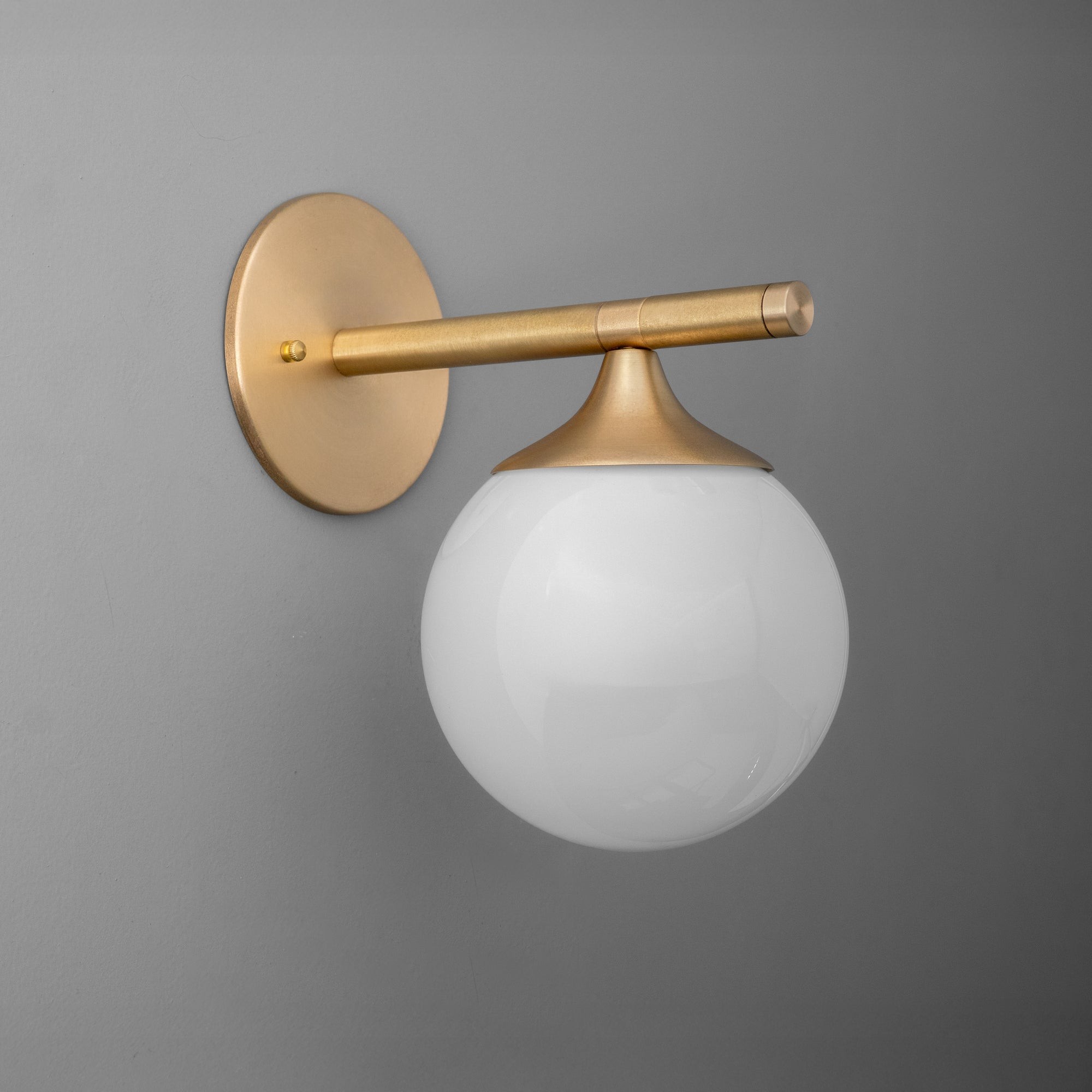Glorica Glazen Wandlamp - Mat Bolvormige Lamp HL1759