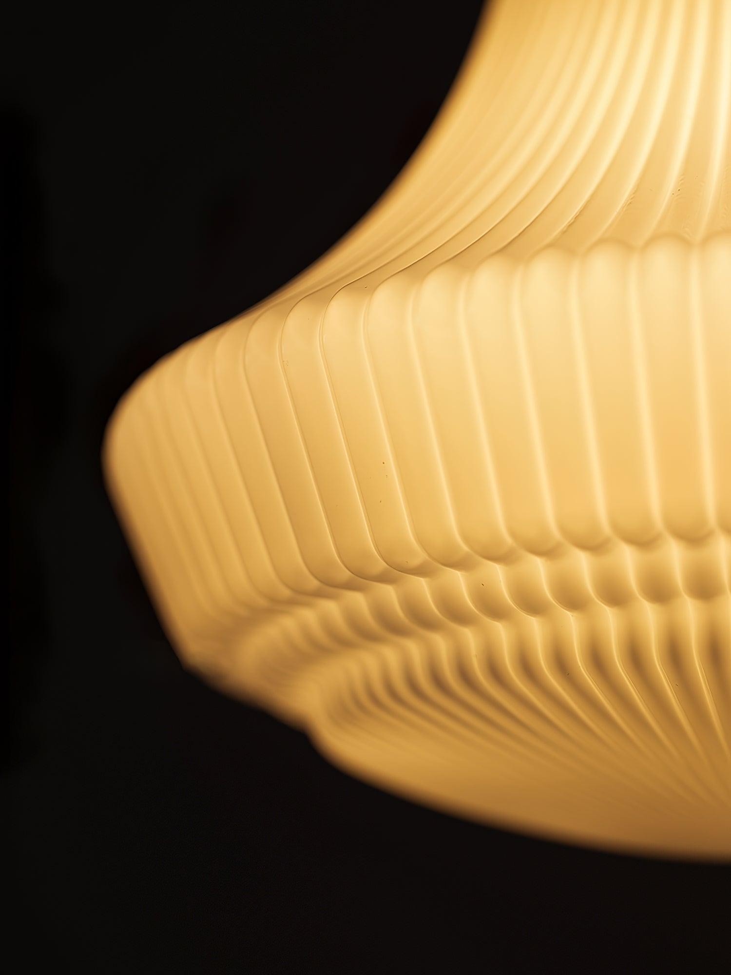 Klassieke messing albasten glazen hanglamp HL746