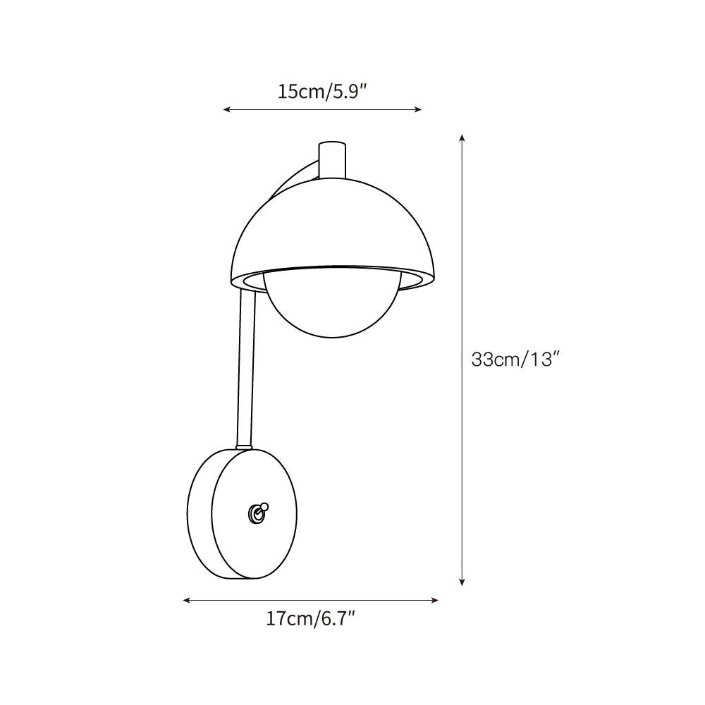 Wella wandlamp HL3234