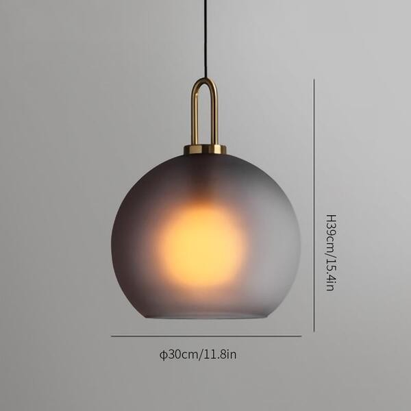 Moderne helder glas bollen fles Shade keuken hanger licht HL40