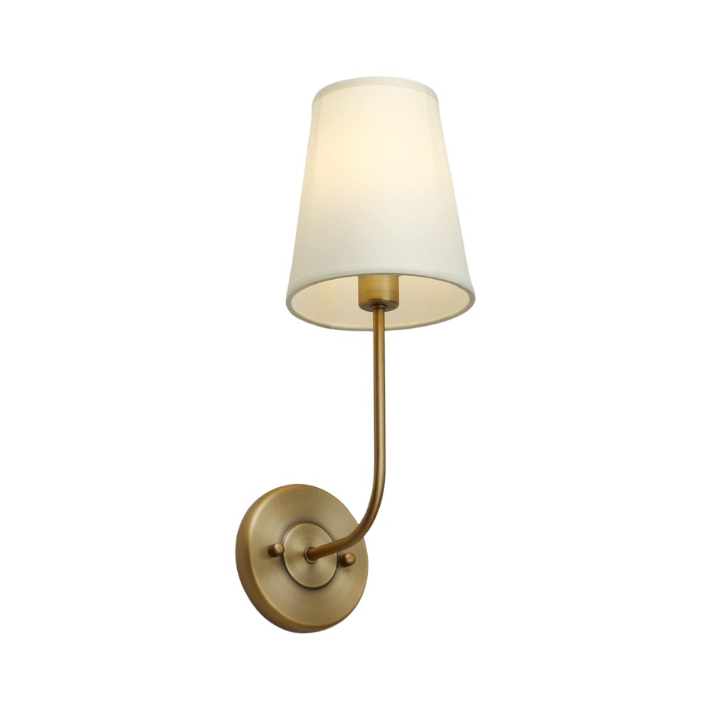 De geweven metalen wandlamp HL3342