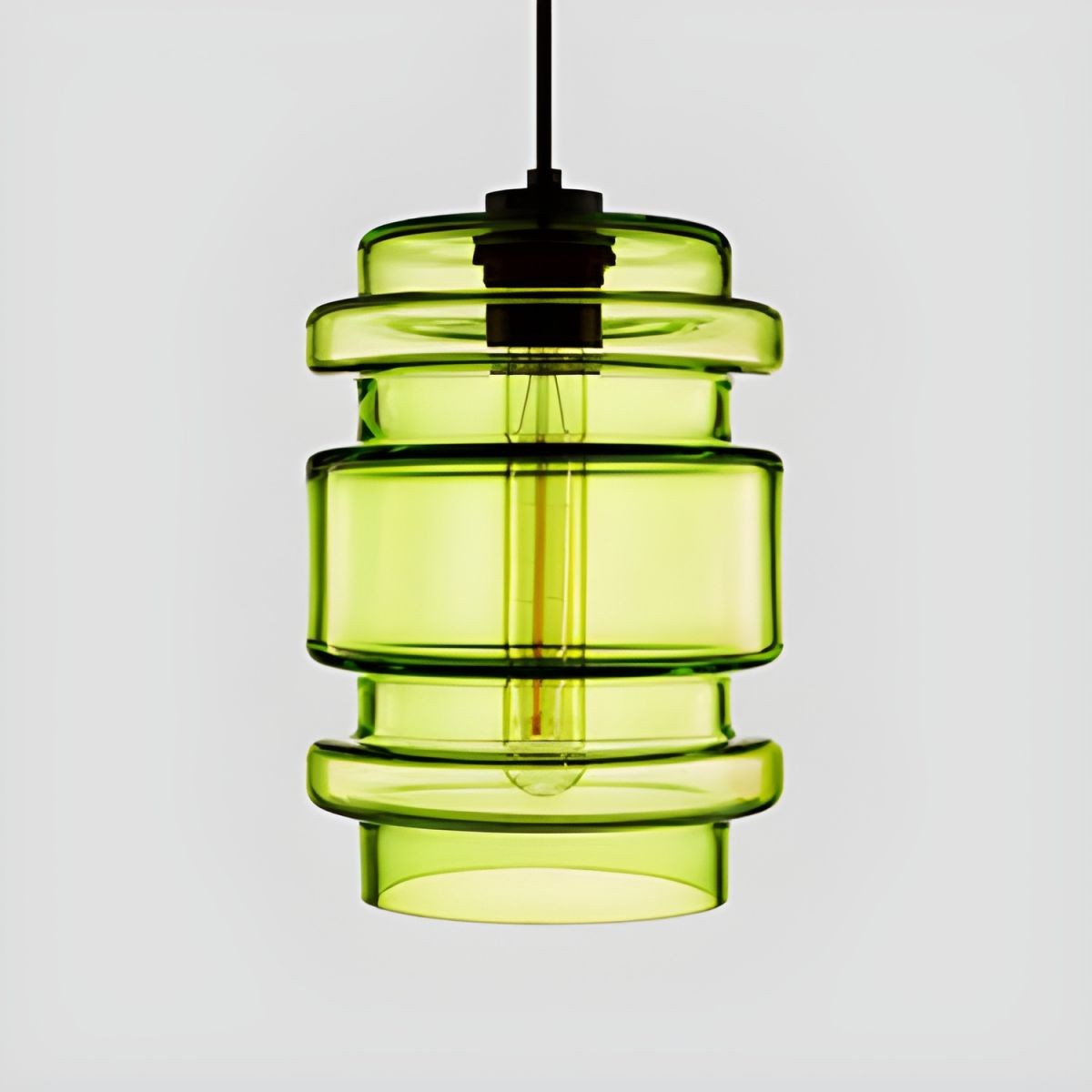 Hanglamp in de Crystalline-serie - Geblazen Glas Veelkleurige Glazen Hanglamp HL1056