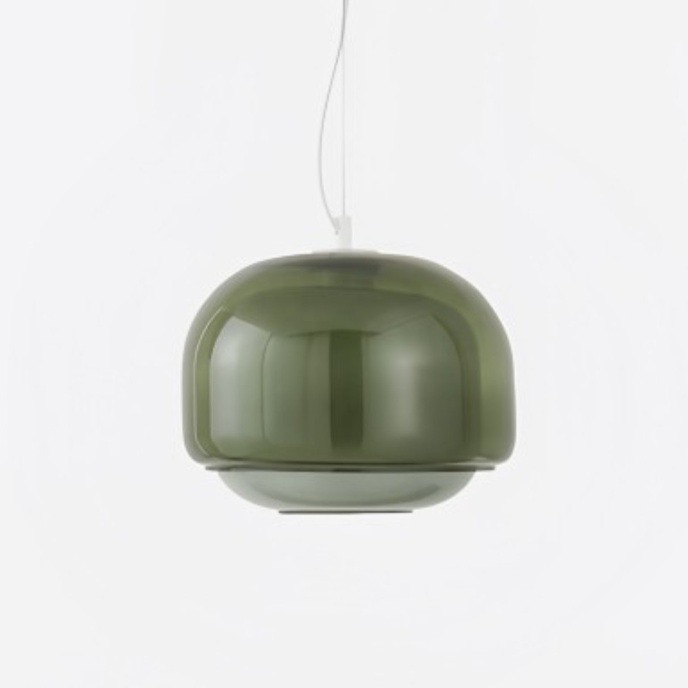 Clinco Dubbele Bolvormige Glazen Hanglamp - Moderne Kleurrijke Hanglamp voor de Slaapkamer HL1094