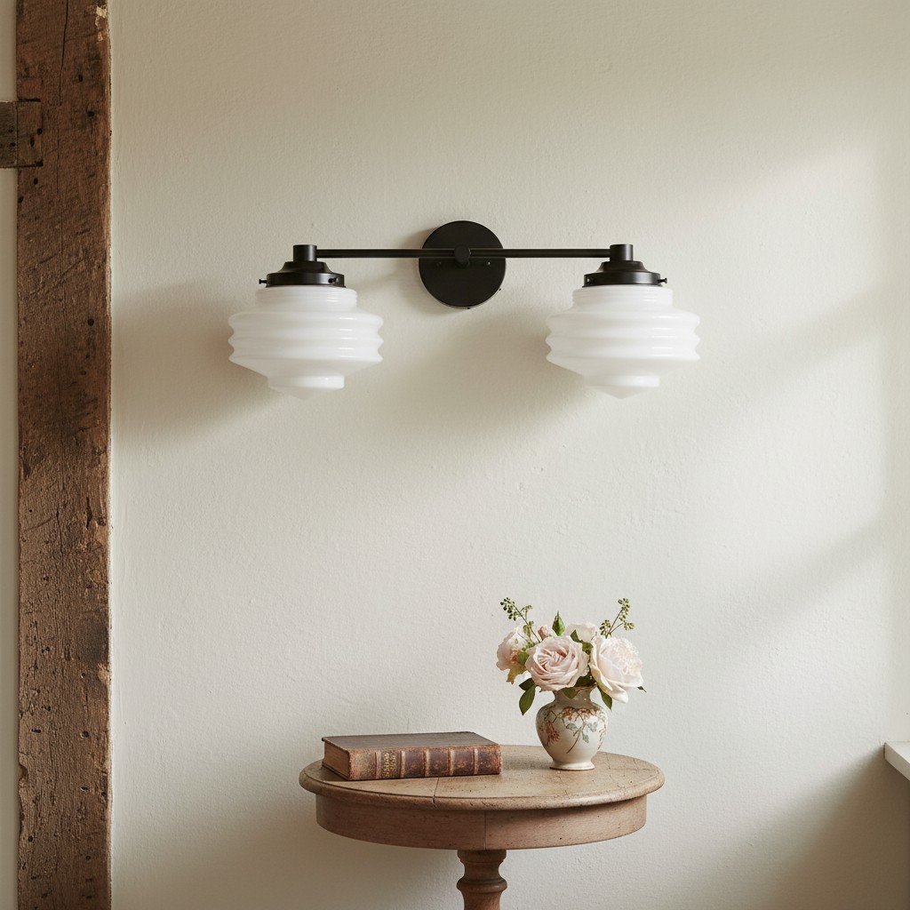 Geotower Glazen Moderne Wandlamp - Glazen Bollamp - Elegante Armatuur HL1701