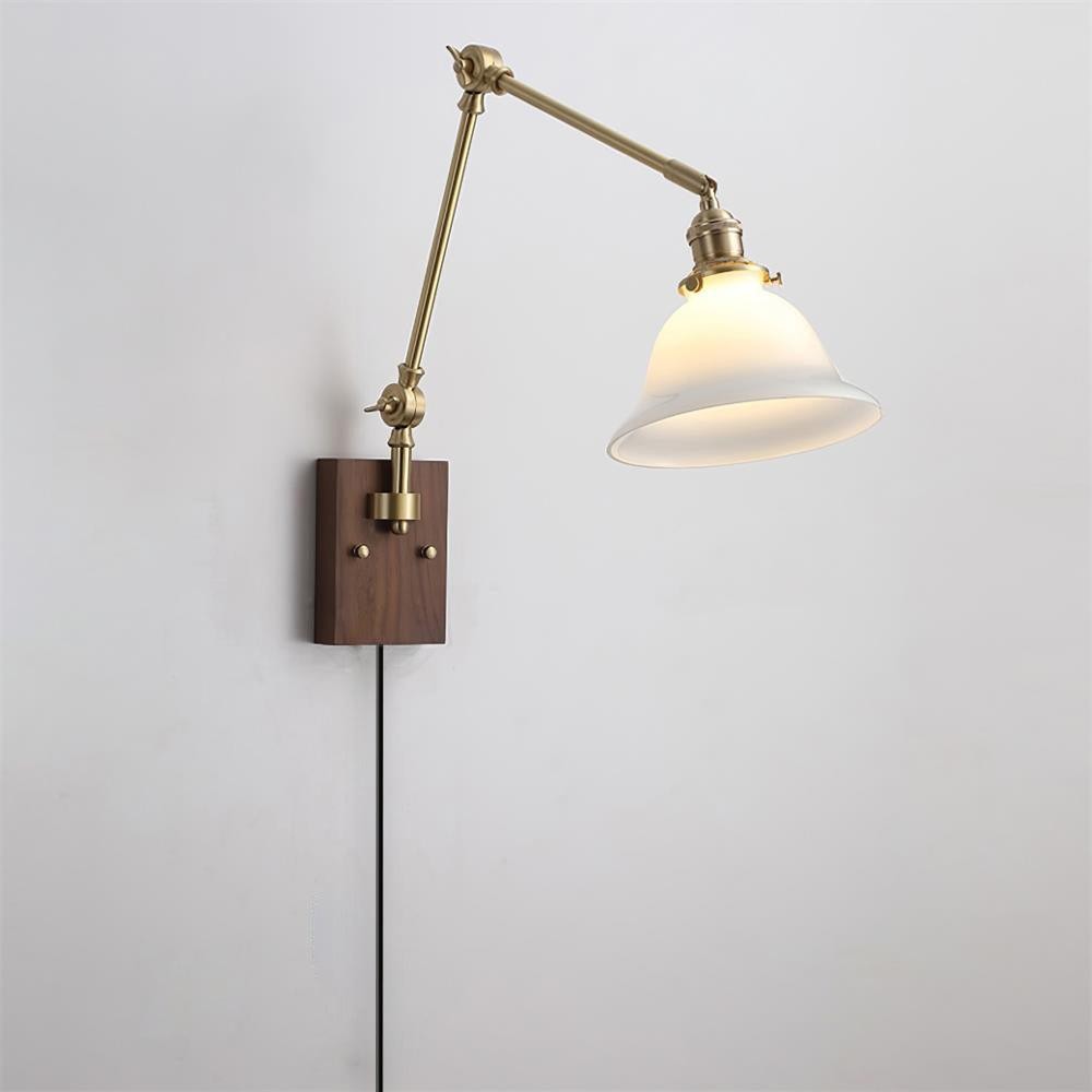 Banker Swing Arm Plug In Wandlamp HL369