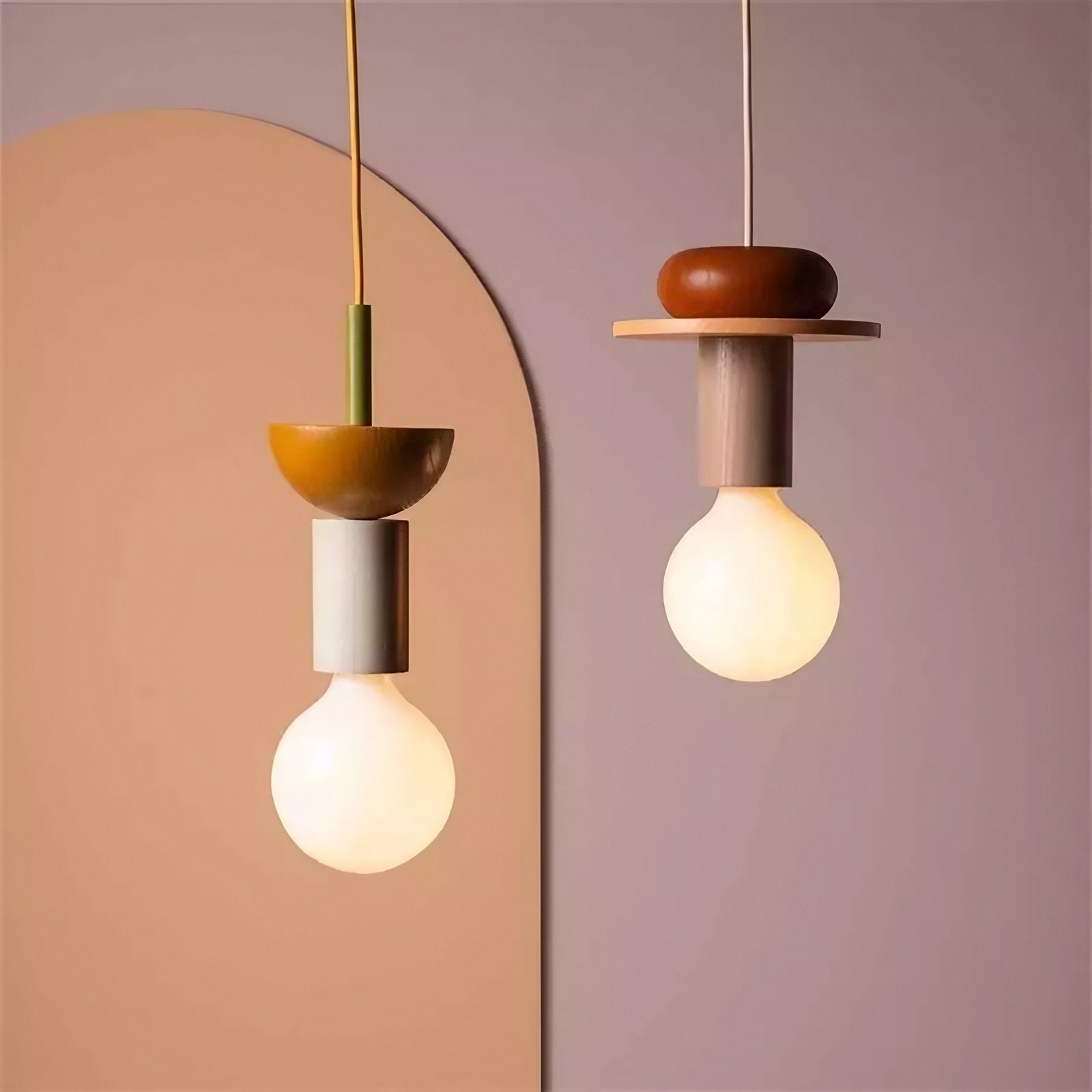Nordic Geometrische Kleurrijke Design Hanglamp HL295