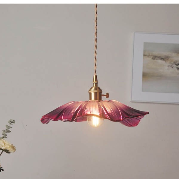 Moderne kunst bloem vorm keuken glazen hanglamp HL46