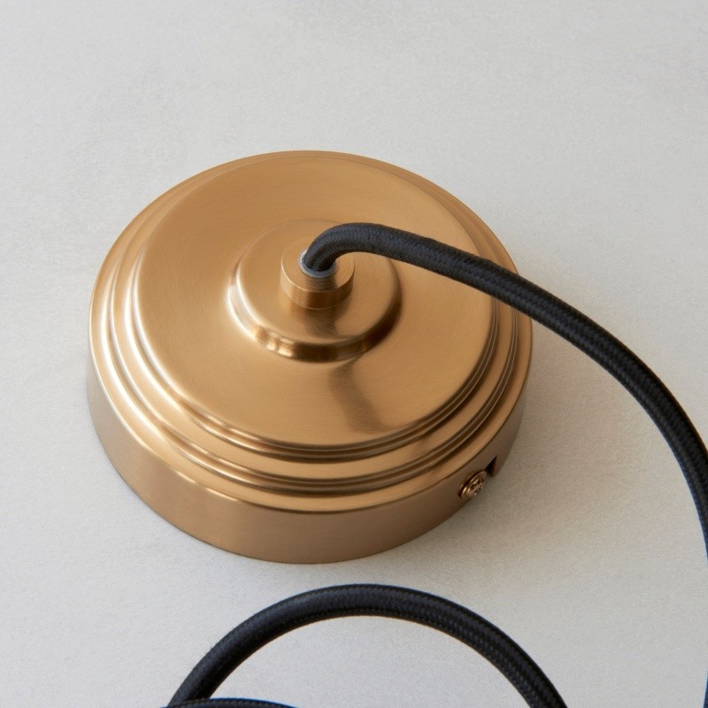 Plaitar Moderne Messing Hanglamp - Minimalistische Plafondlamp met Gevlochten Snoer voor Gang HL2190