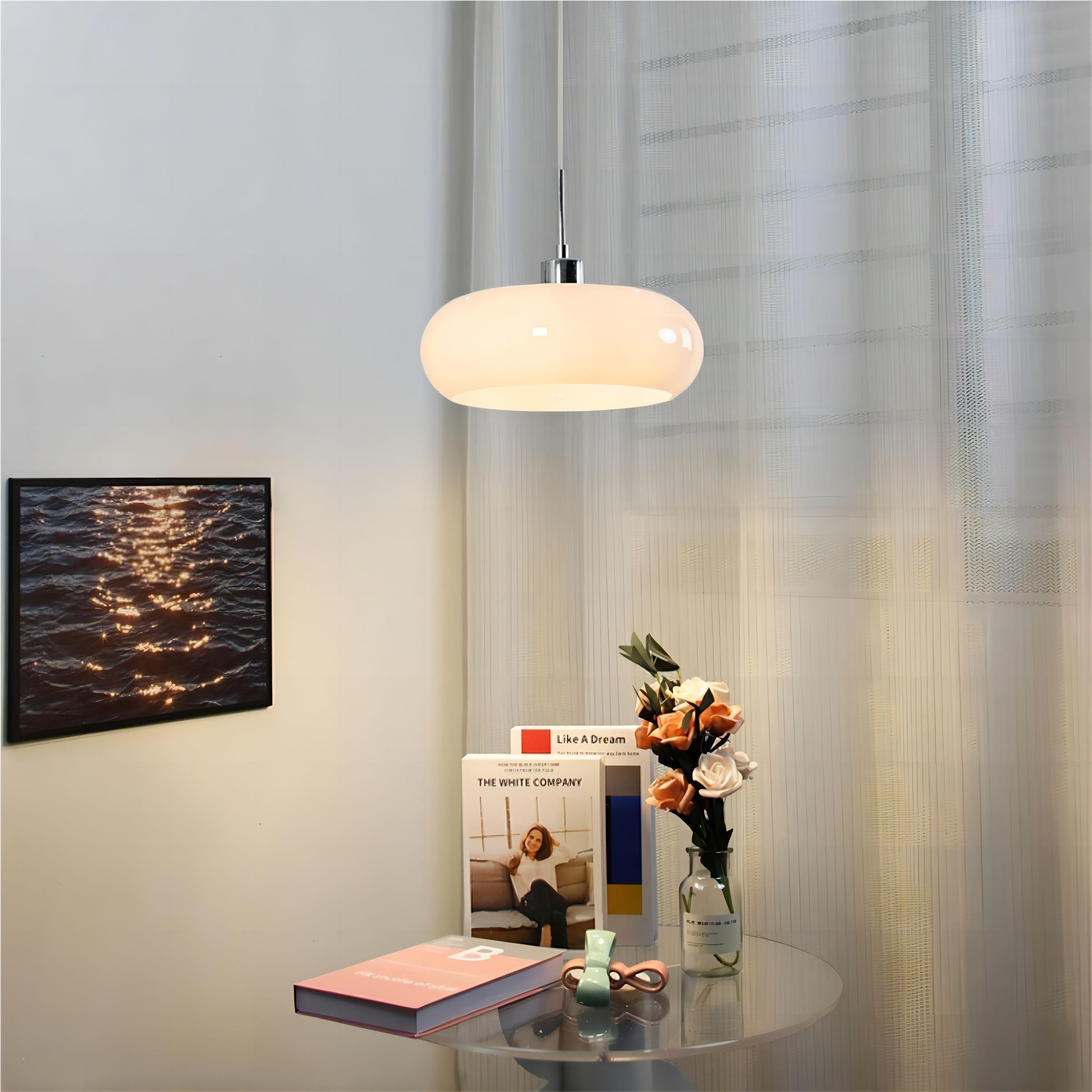 Nordic Retro Bauhaus Glazen Pot Hanglamp HL116
