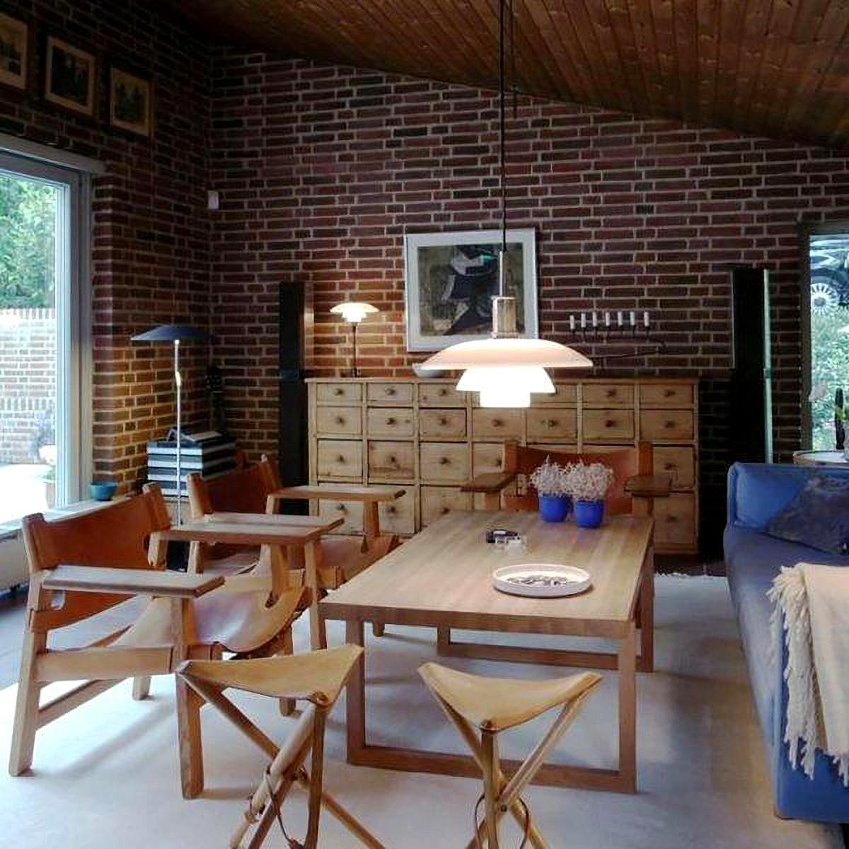 Klassieke Opaalglas Eettafel Hanglamp