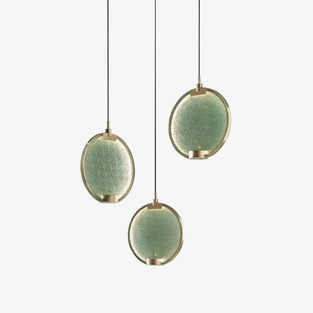Horo hanglamp met messing frame HL1210