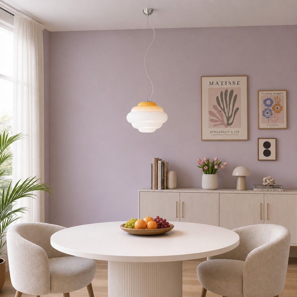 Gossax Cloud glazen hanglamp - Scandinavische stijl voor eetkamer en keukeneiland HL3573