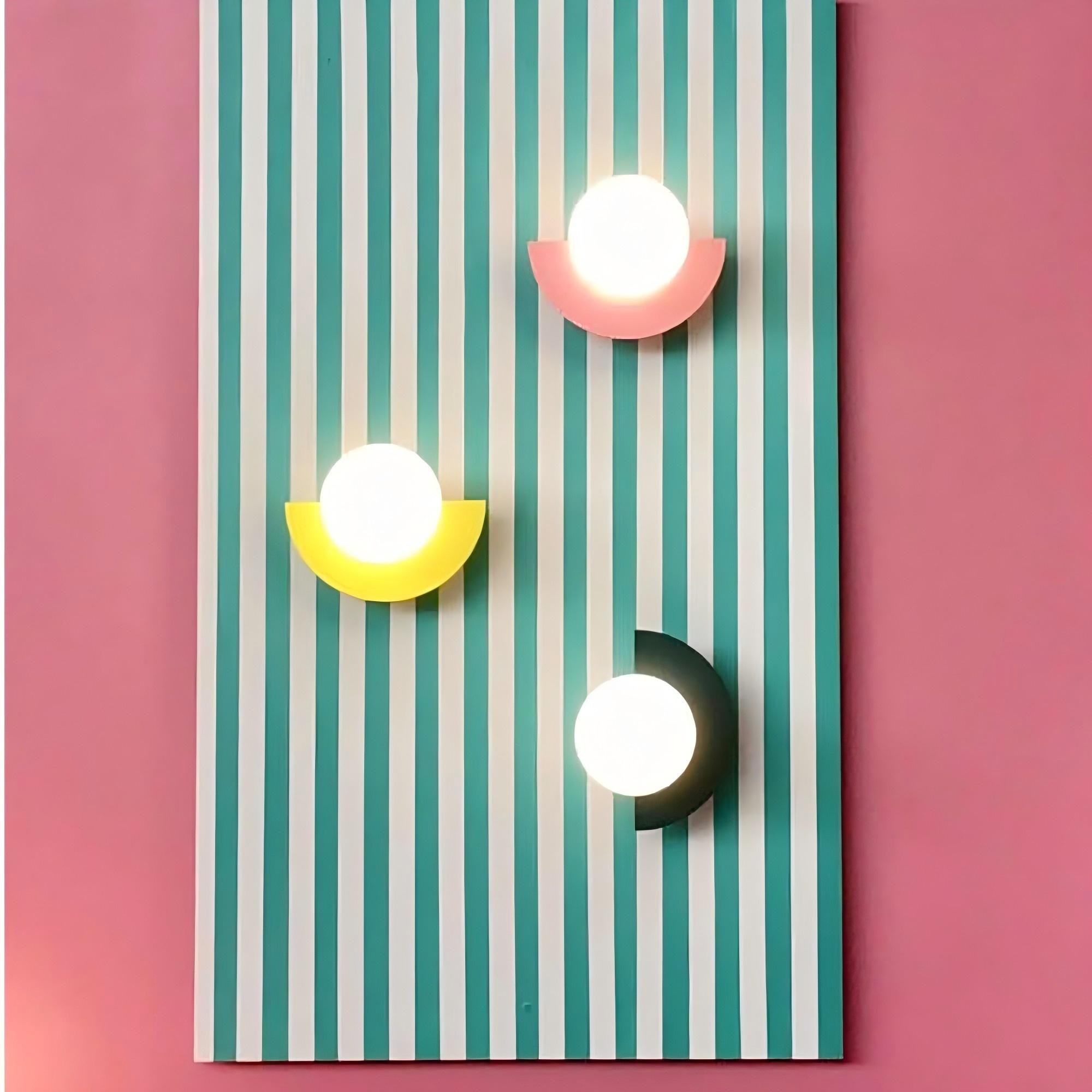 Macaron Kleurrijke Orb Wandlamp HL305