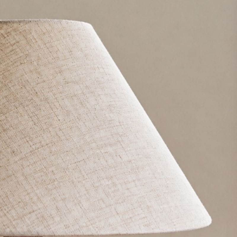 Ceruna keramische tafellamp met stoffen lampenkap - moderne minimalistische lamp voor lees- of loungeruimtes HL3611