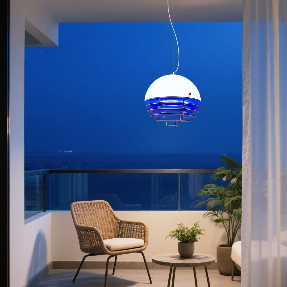 Moderne Bauhaus Sunset Atmosphere Bolvormige Hanglamp HL1002