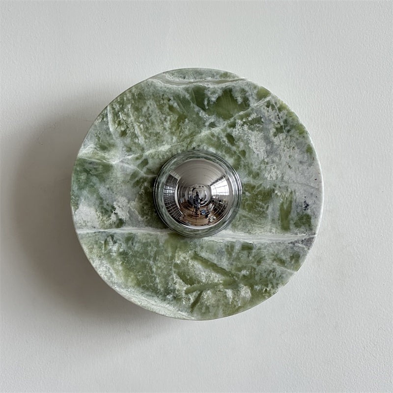 Groene Calacatta marmeren wandlamp HL3185