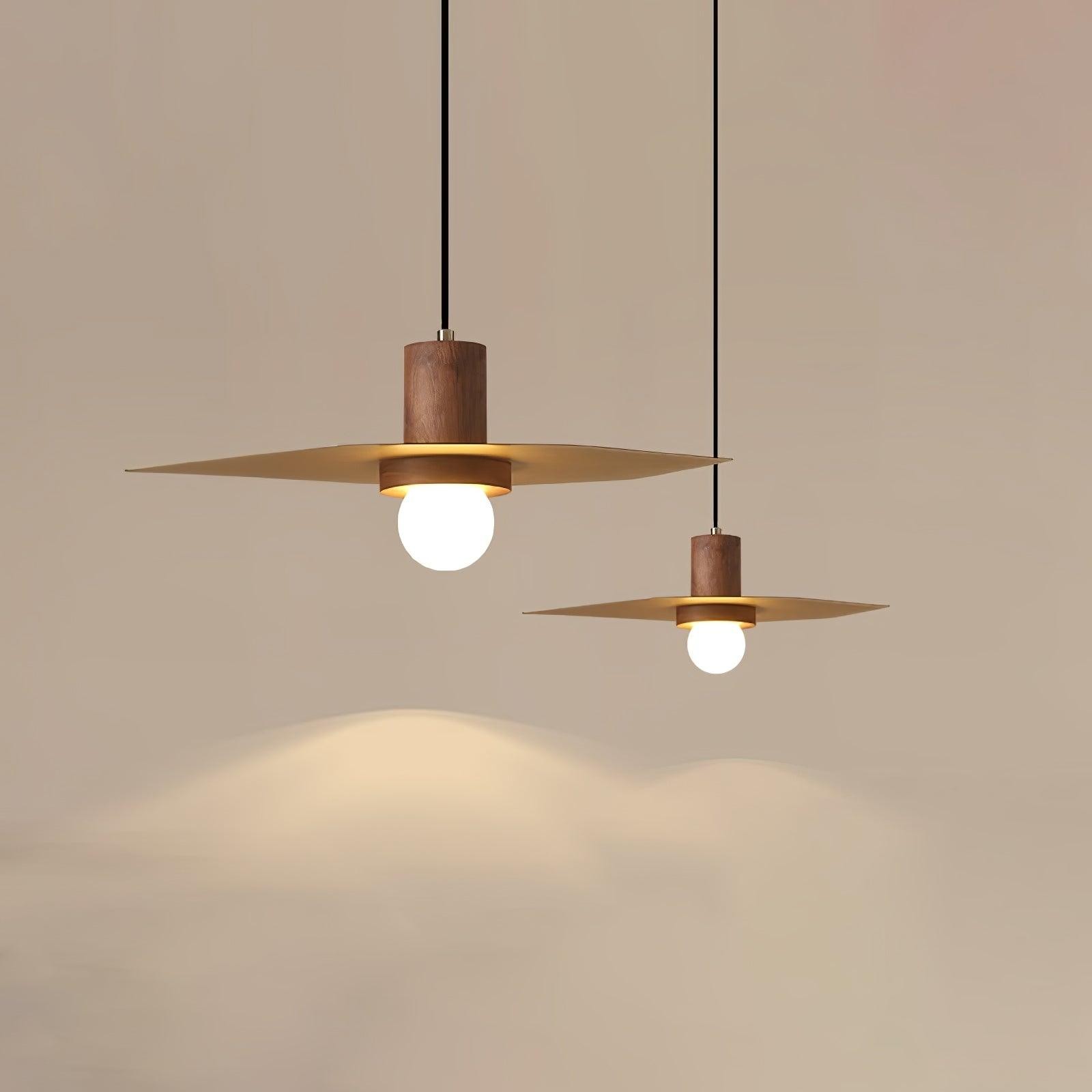 Walnoot Koper Jupiter Hanglamp HL983
