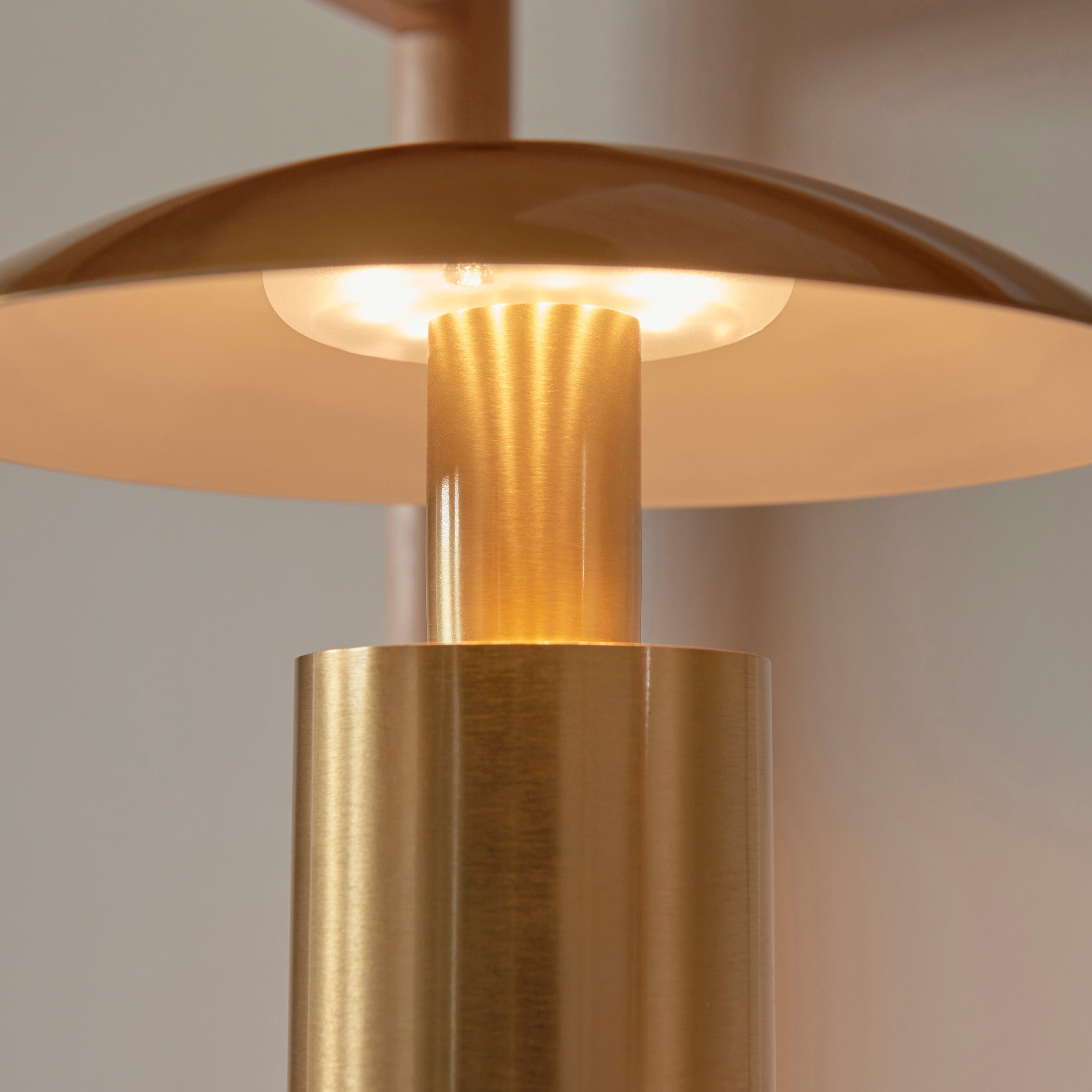 Oricone draagbare LED-tafellamp - Draadloze paddenstoellamp met touchdimmer voor eetkamer en nachtkastje HL2120