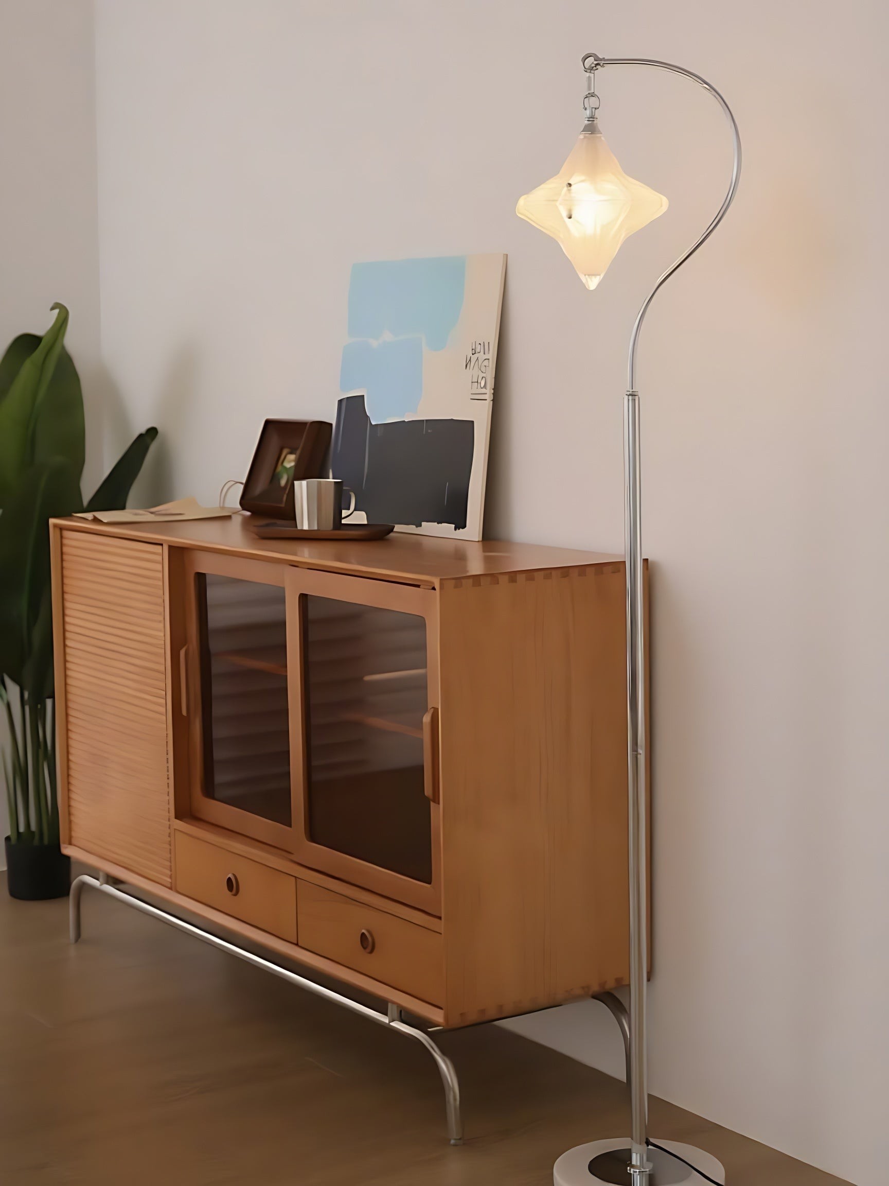 Art Deco Star vloerlamp - moderne staande lamp voor woonruimtes - Astris Orion HL1796