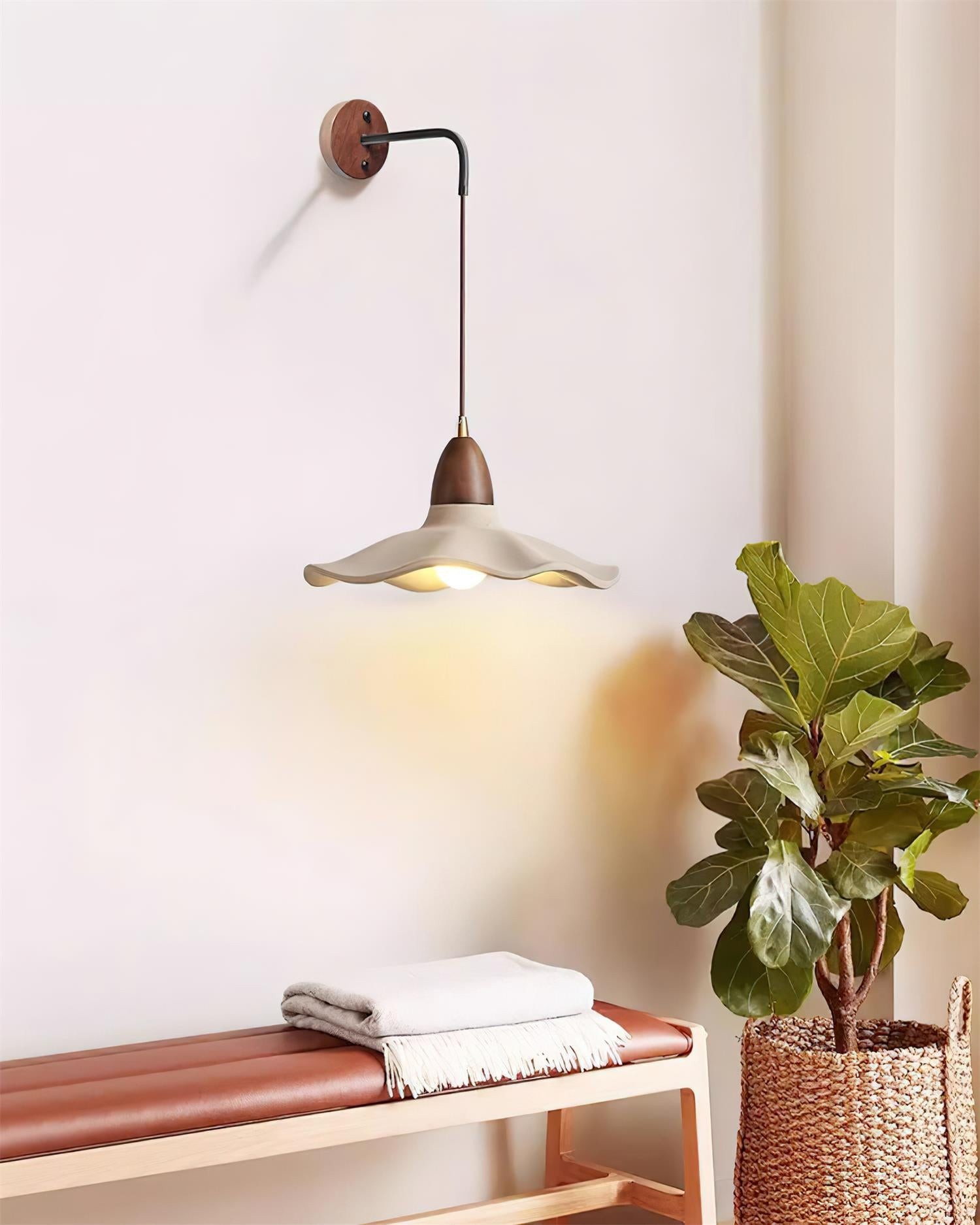 Wandlamp met golvend patroon HL2740