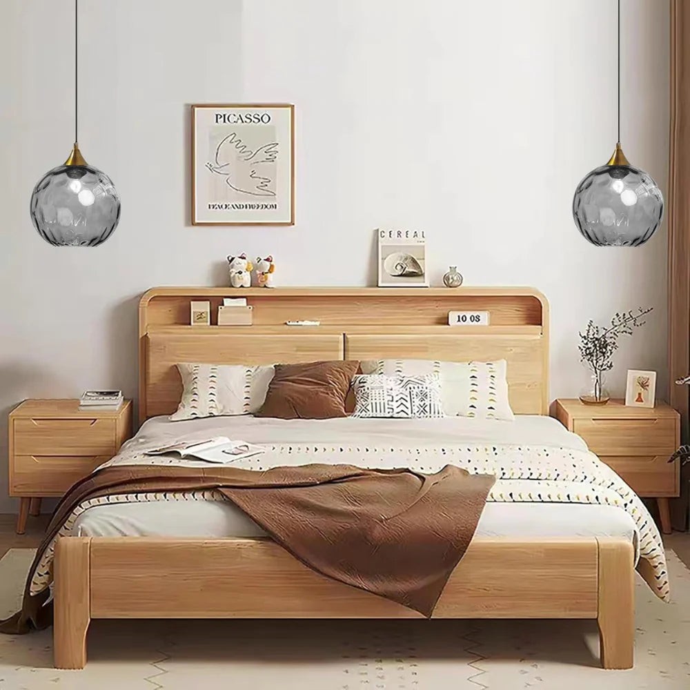 Moderne LED Nordic plafondlamp met glazen bol HL1288