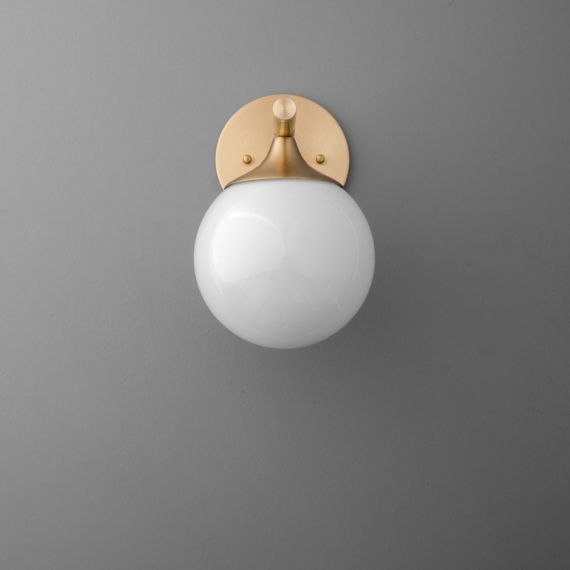 Glorica Glazen Wandlamp - Mat Bolvormige Lamp HL1759