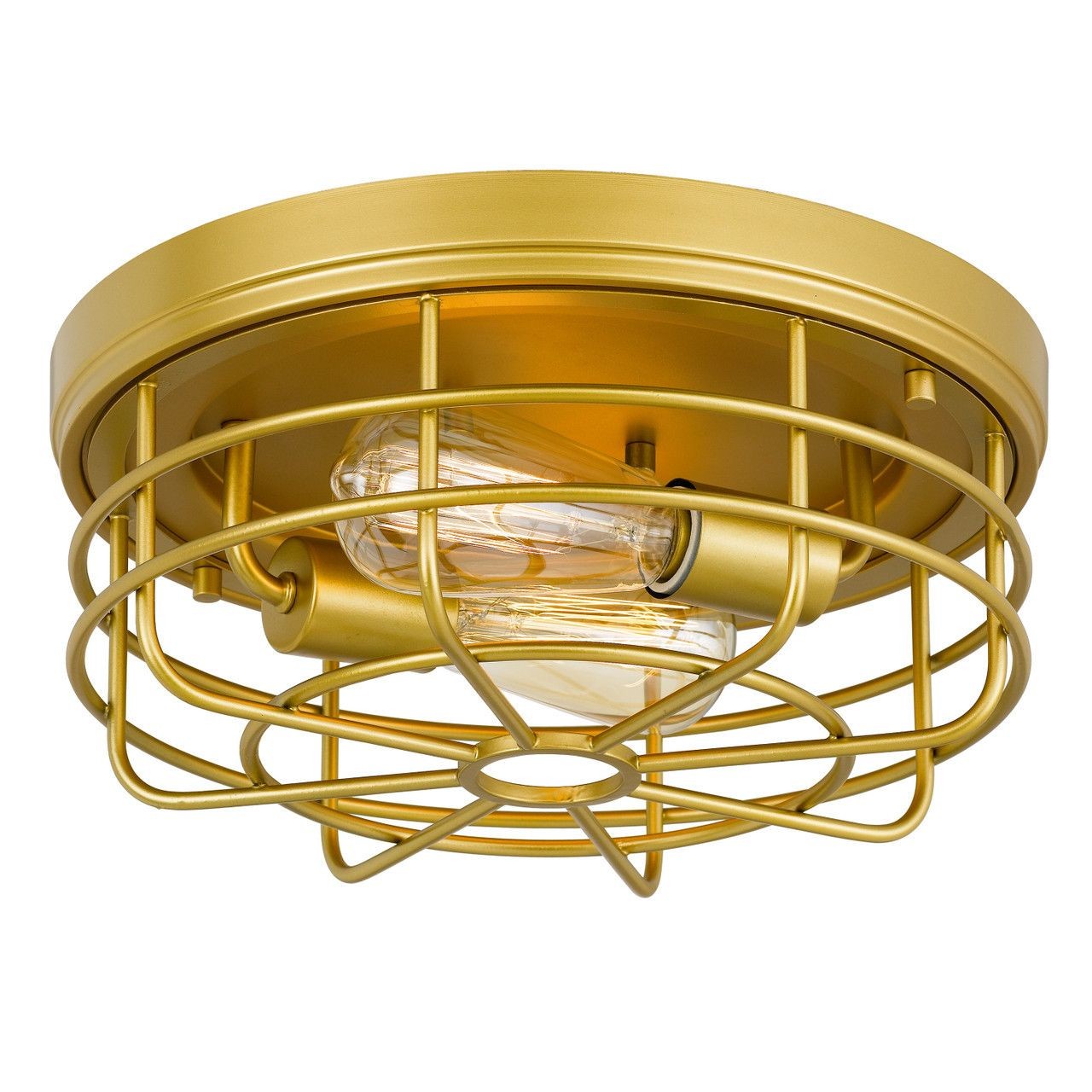 Industriële Inbouw Metalen Kooi Ronde Plafondlamp HL233