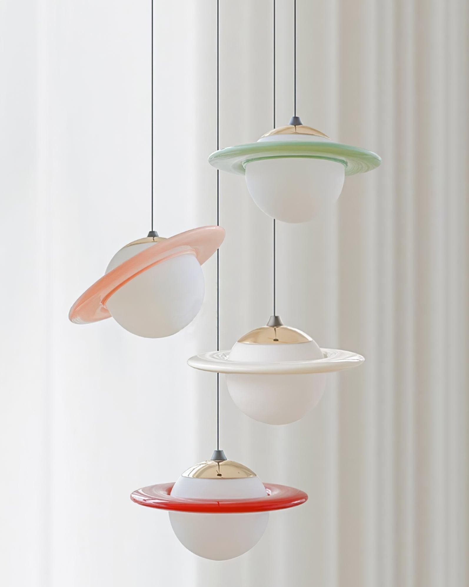 Romantische Saturnus Planeet Hanglamp voor Slaapkamer HL749